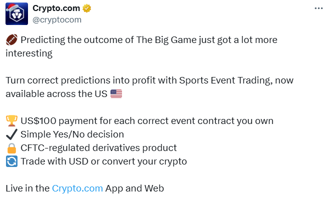 Crypto.com'S Sports Event Trading