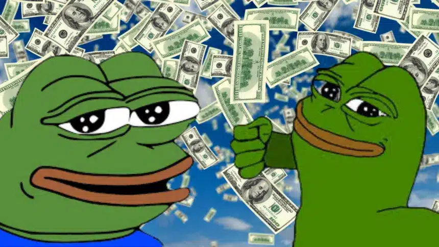 Pepe Memecoin Investor Nets $52M From Just $27 Bet