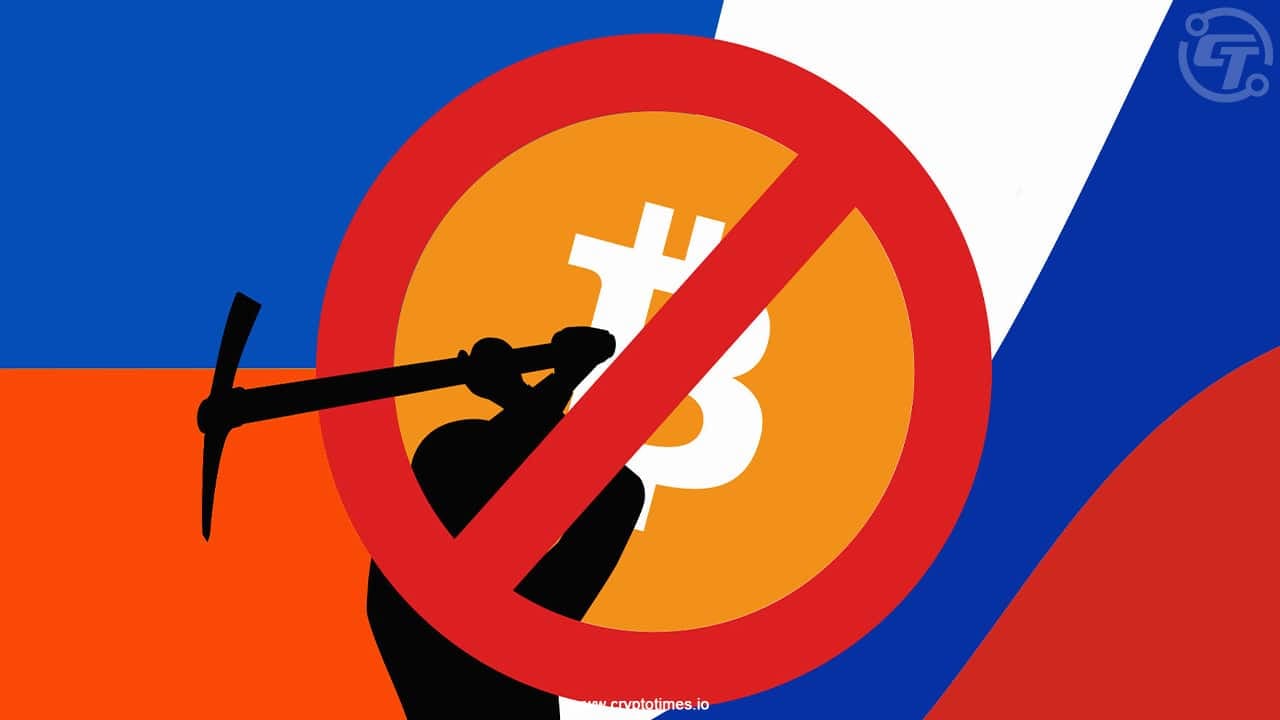 Russia Bans Crypto Mining In 10 Regions Within The Country