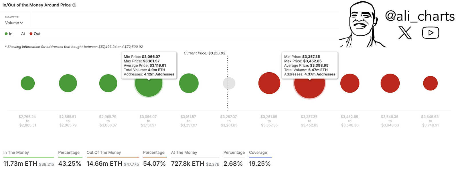 Ethereum Drops Below $3000: What’s Happening? 3 Ali Sees Whale Wallets With 45% Of Eth Supply
