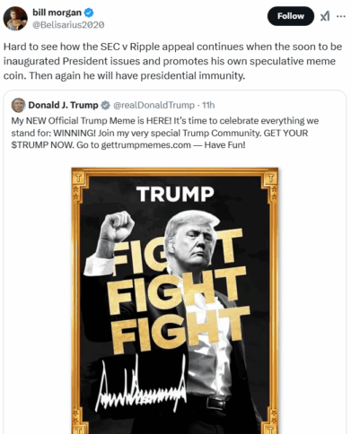 Bill Morgan On Trump And Xrp