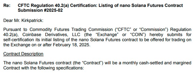 Coinbase Files To List Solana &Amp; Hedera Futures Etf 2 Coinbase Derivatives To Introduce Solana And Hedera Futures Listings