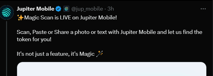Jupiter Lunch Magic Scan on Jupiter Mobile