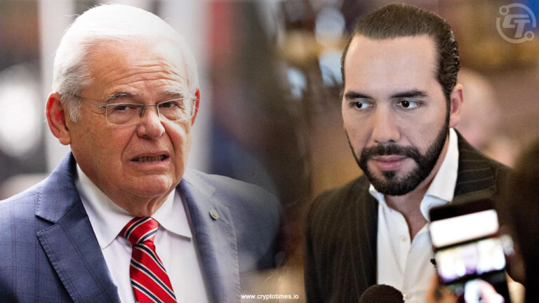 at Bukele calls karma on former senator Robert Menendez