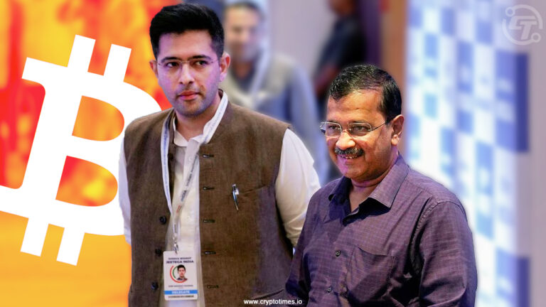 Indian parliamentarian Raghav Chadha along with former Delhi Chief Minister Arvind Kejriwal.