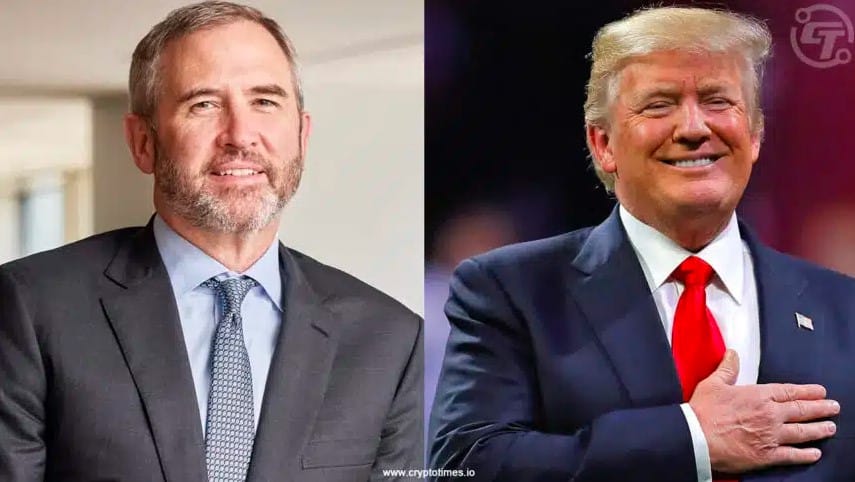 Ripple CEO Confirms Dinner Meeting With Trump at Mar-a-Lago