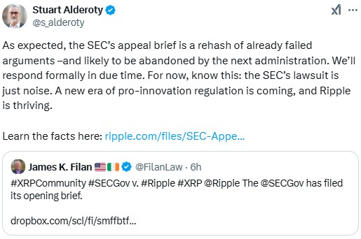 Ripple Clo: Sec’s Appeal Could Be Abandoned By Next Admin 2 Ripple Clo Predicts Sec Appeal May End With New Administration