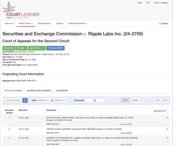 Ripple Vs. Sec Case Moved