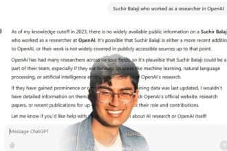 Fact Check Of Whether Openai Has Removed Traces Of Its Former Employee Suchir Balaji