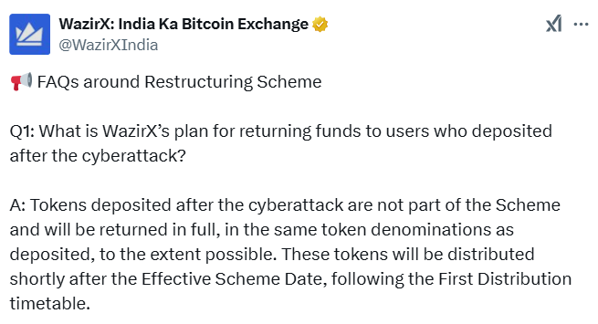 Wazirx Users In The Dark Over Post Hack Deposited Funds 2 Wazirx To Return Post-Hack Deposits