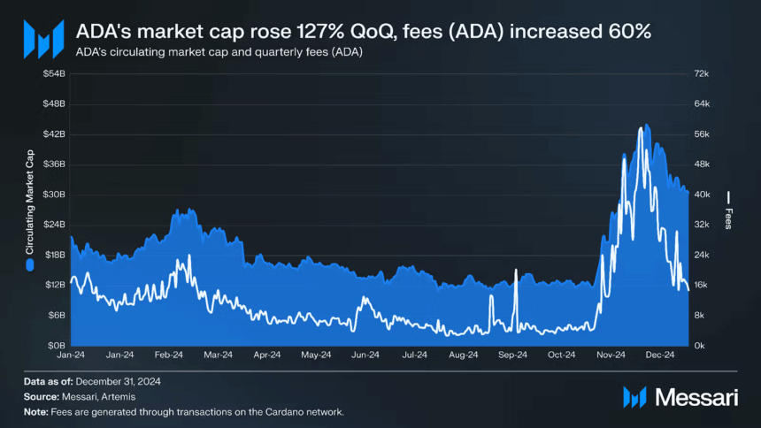 Ada’s Market Cap Chart Updated As Of Dec Last Year