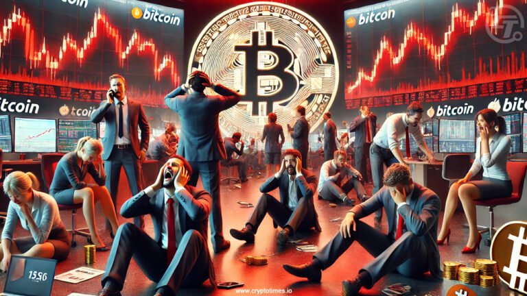 Crypto Market Crashes Amid Stock Market Drops, $1.48B Liquidated