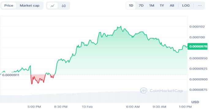 Floki Price Movement