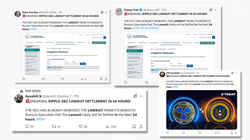 Will Ripple And Sec Settle Lawsuit In 24 Hours? Fact Check 3 Rumors On Xrp And Sec