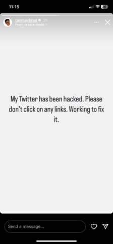 Tanmay Bhat’s Twitter Hacked, Fake Memecoin Announced 2 Tanmay'S Twitter Hacked