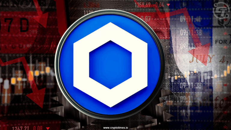 Chainlink price has fallen by 13% in past 24 hours