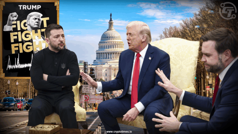 $TRUMP memecoin surged 21% after a heated argument between US President Donald Trump and Ukraine President Zelensky