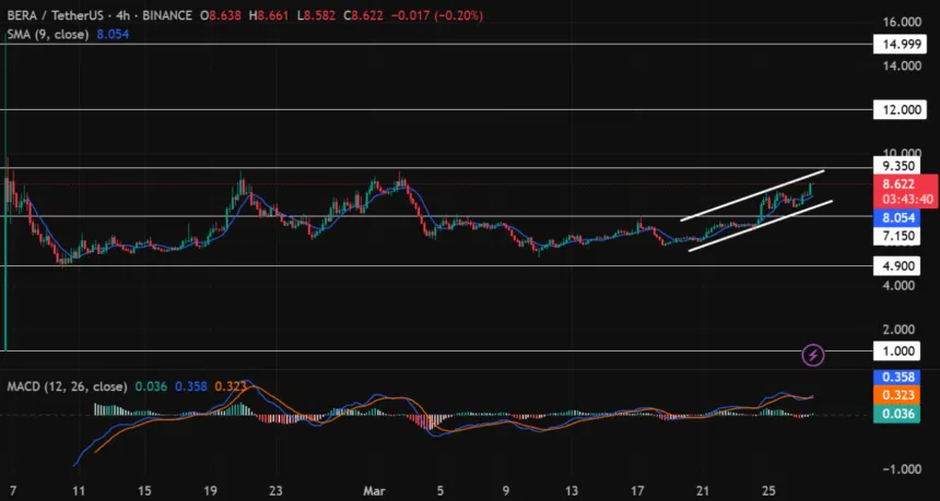 Is Berachain The Hidden Gem In Crypto Right Now? 3 Bera/Tetherus Price Chart