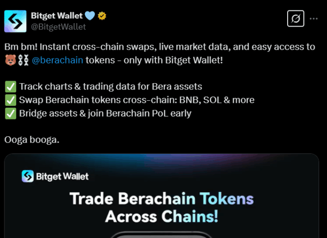 Bitget Wallet Launches $80K Bera Airdrop For Berachain Users 2 Bitget Wallet $80K Bera Airdrop