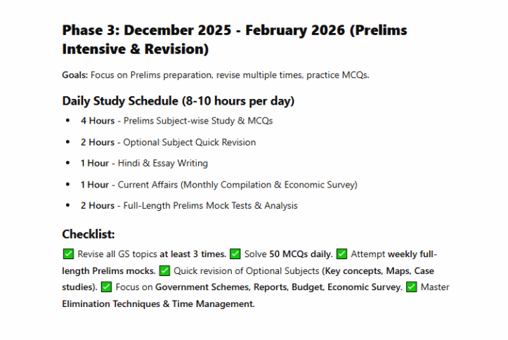 How Can Artificial Intelligence Help In Smarter Upsc Preparation? 12 Chatgpt 1 Year Planner 3Rd Reply