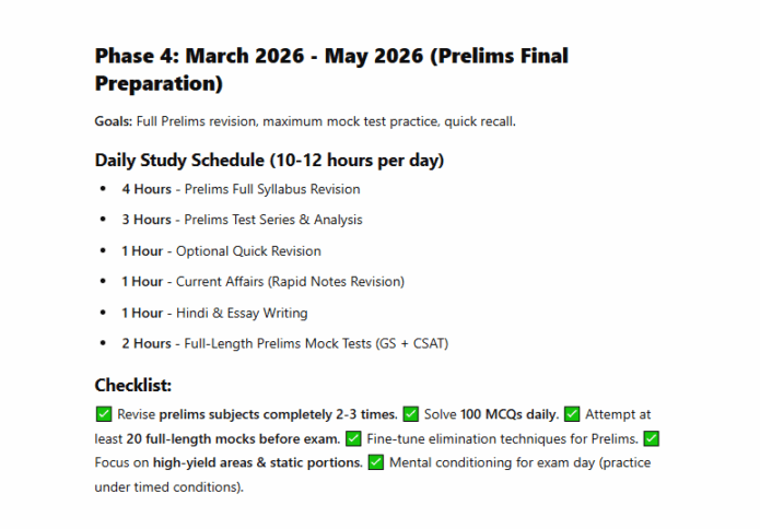 How Can Artificial Intelligence Help In Smarter Upsc Preparation? 13 Chatgpt 1 Year Planner 4Th Reply