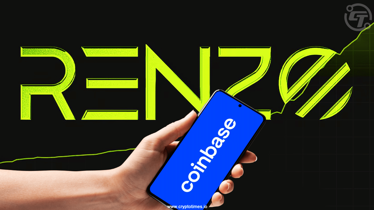 Renzo (REZ) Token Price Pumps 50% After Coinbase Listing Announcement 