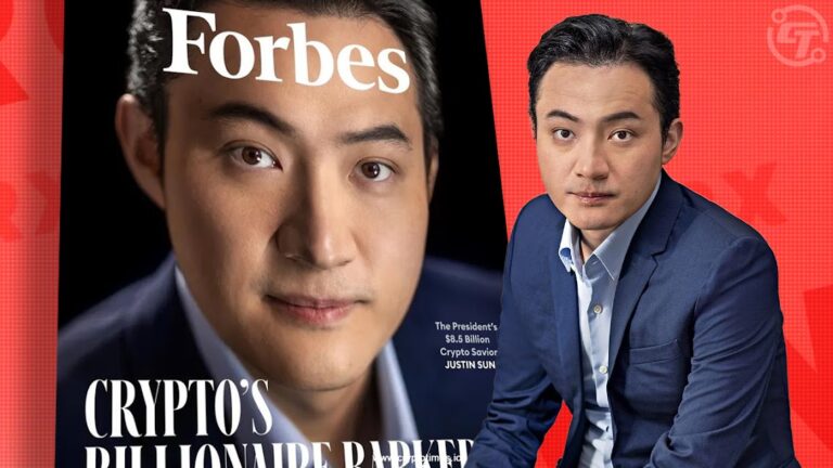 TRON's Justin Sun Makes to Forbes Cover After $80M Trump Deal