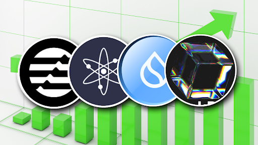 Top Crypto Gainers To Watch In 2025 Blockdag, Aptos, Sui, And Cosmos