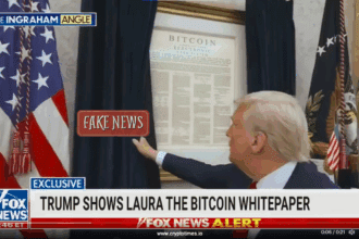 Trump Hangs Bitcoin Whitepaper In The Oval Office Fact Check