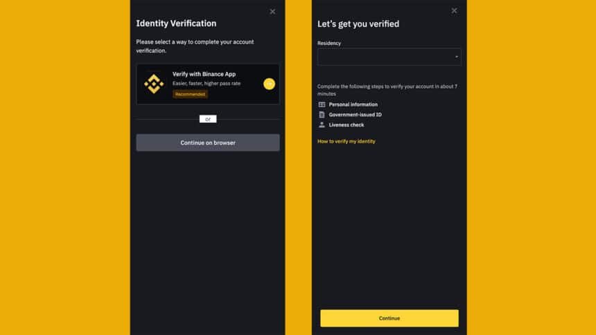Binance Kyc Procedure- Identity Verification