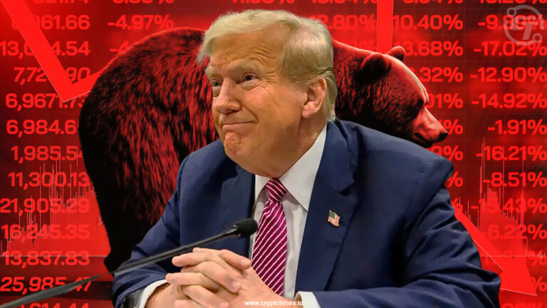 Bitcoin, Ethereum, Solana plunge on Monday as Trump Tariff War goes on