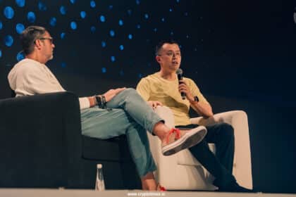 Raoul Pal To Cz At Dubai Token 2049 Event