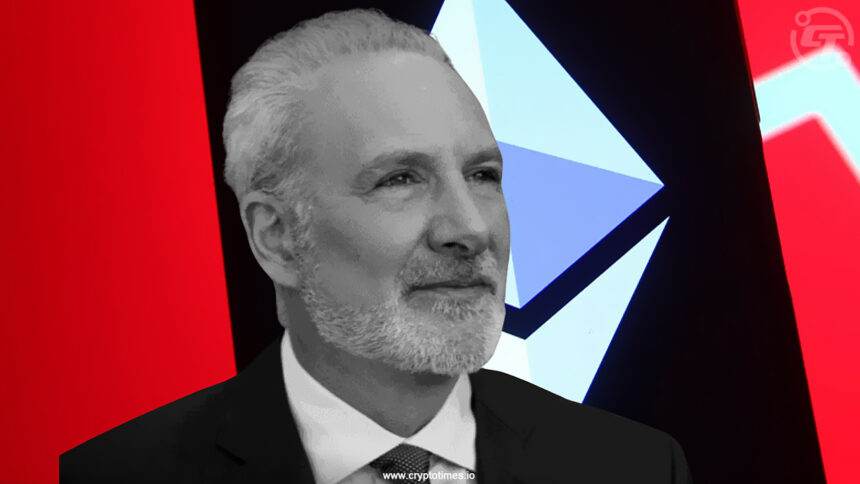 Crypto Cynic Peter Schiff Now Predicts Ethereum Below $1000