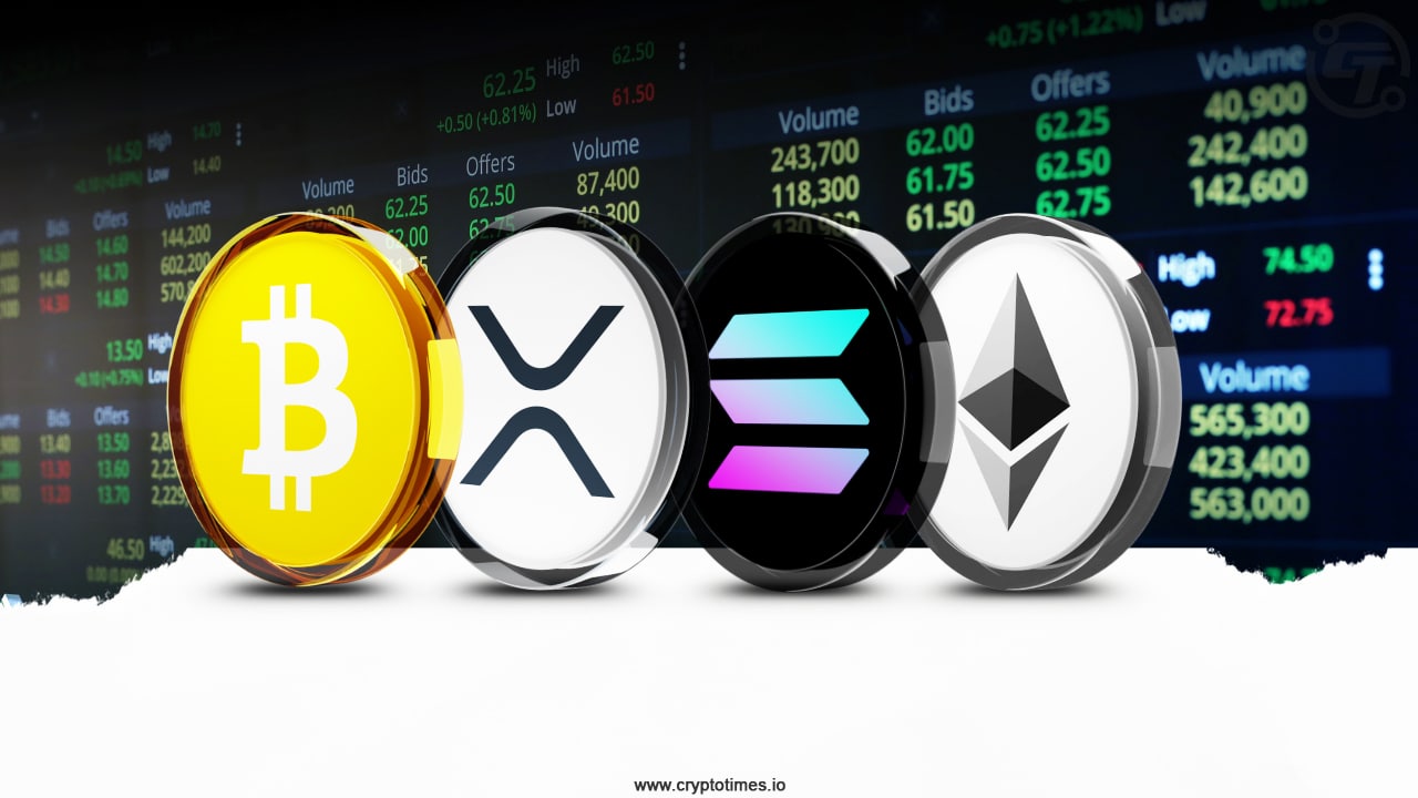 Crypto Price Today (April 29, 2025) Bitcoin Tries To Break Above $95K; Eth, Xrp, Sol Trade Sideways