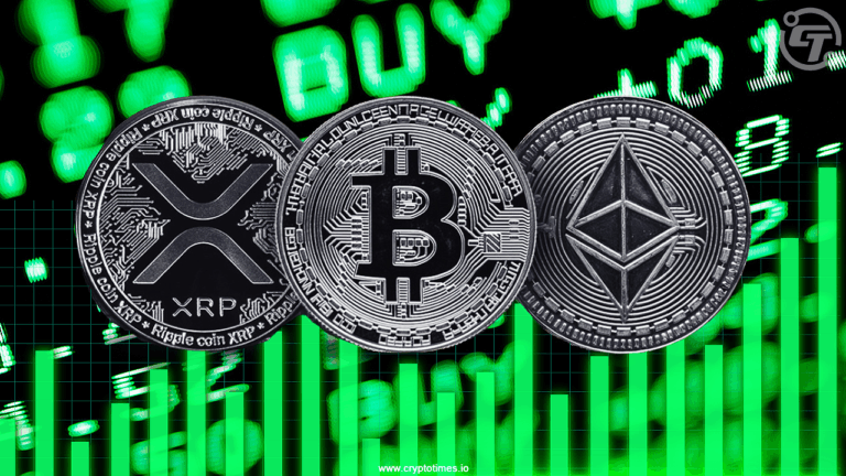Crypto bull run is back BTC, ETH, XRP prices are going up