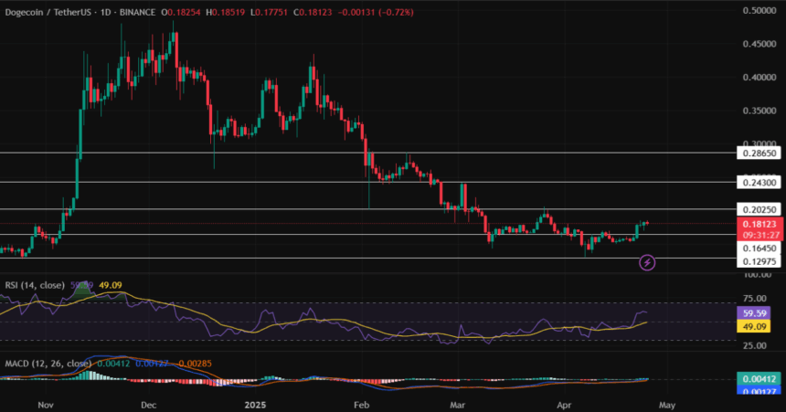 Dogecoin/Tetherus Price Chart