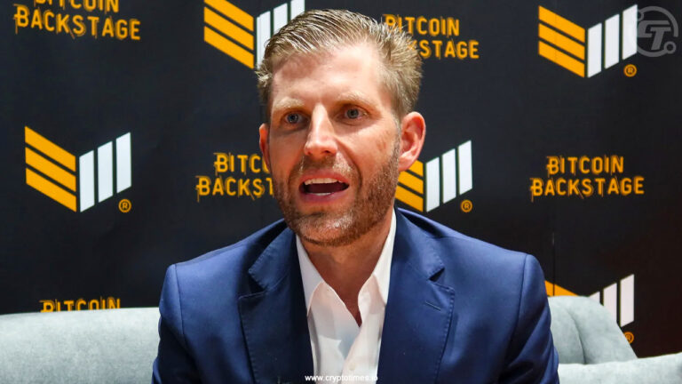 Eric Trump You Can Buy Dubai Trump Tower Homes with Crypto
