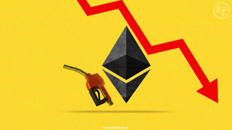 Ethereum Average Gas Fee Drops to $0.01: What is the Reason?