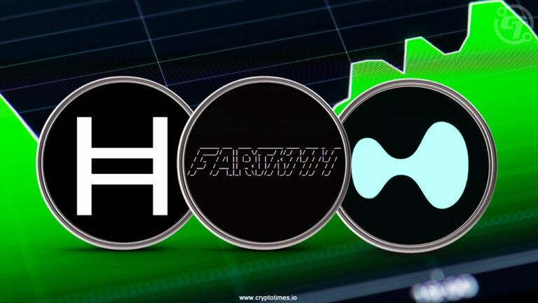 FARTCOIN, HBAR, HYPE: CoinMarketCap’s Top Gainers Post Crash