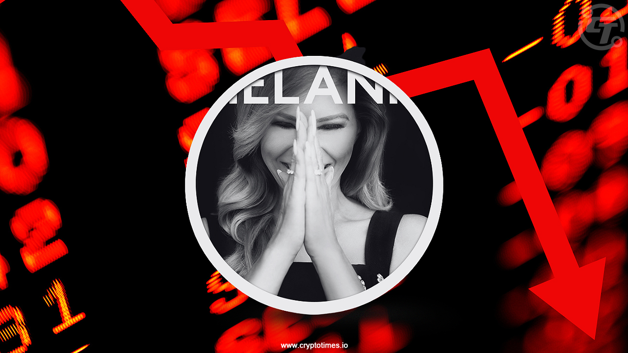 Melania Memecoin Price Crashes 96% Amid Insider Dumping