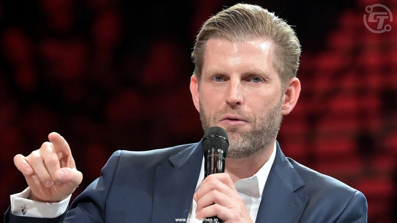 Eric Trump Warns Banks To Embrace Crypto Or Face Obsolescence