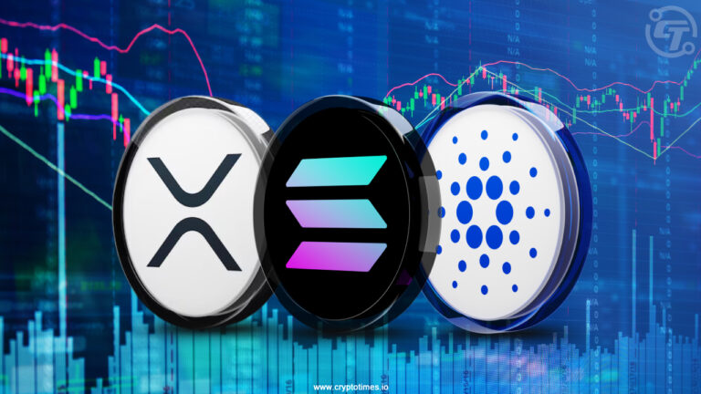 XRP, Solana (SOL), & Cardano (ADA) Eyes For Bullish Recovery