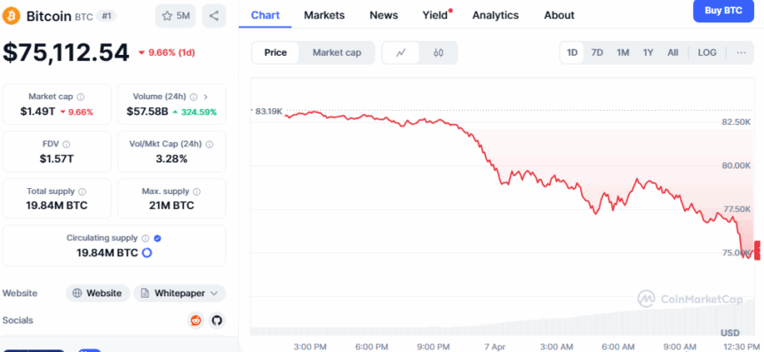 Bitcoin Price Chart