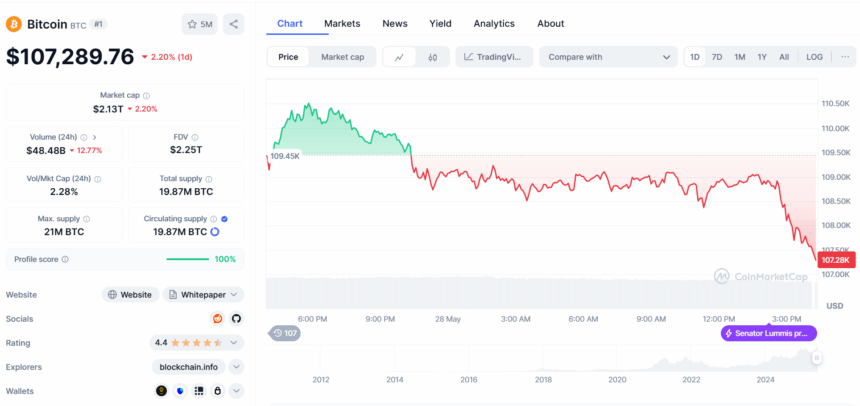 Bitcoin Price Chart