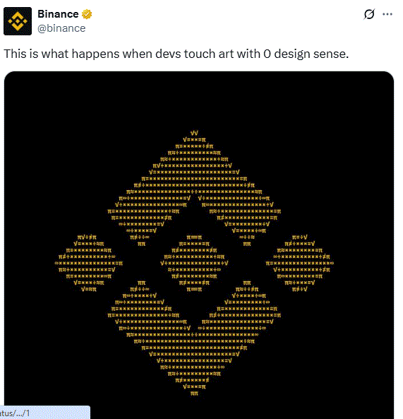 Binance Recent Post On Pi Symbol