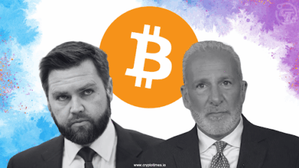 Bitcoin Critic Peter Schiff Lashes Out At Vice President Jd Vance
