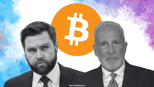 Bitcoin Critic Peter Schiff Lashes out at Vice President JD Vance