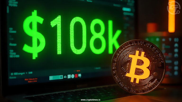 Bitcoin Inches Closer to All-time High; Could it Break $110K This Week?