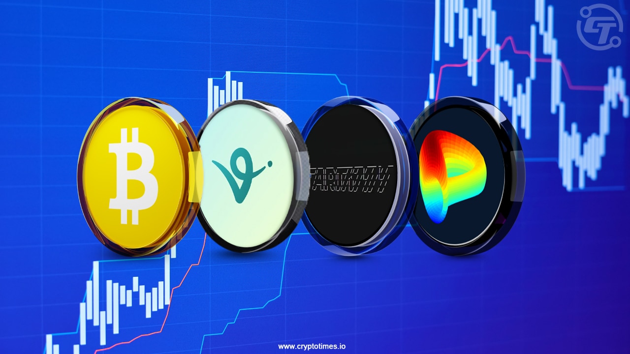 Crypto Price Today (May 1, 2025): Bitcoin Reclaims $96K; Virtual Spikes 35%, Crv &Amp; Fartcoin Gain 10%