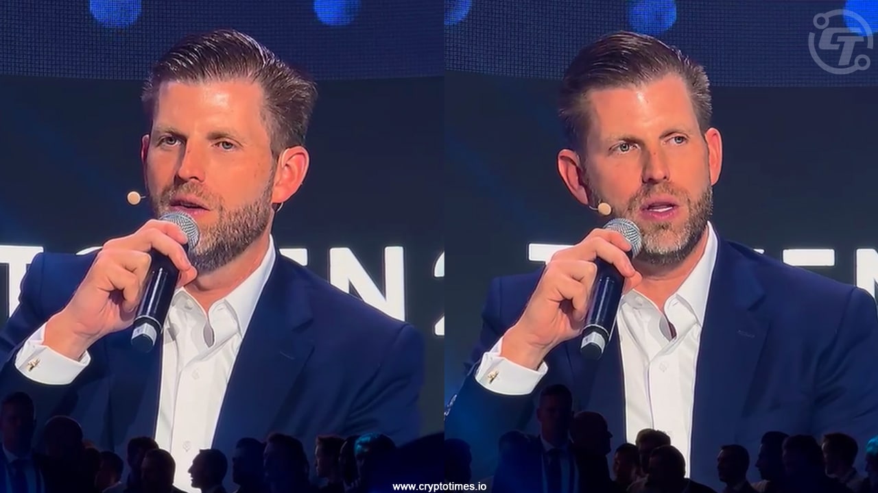 Eric Trump Slams Banks At Token2049, Saying “Our System Is Broken”
